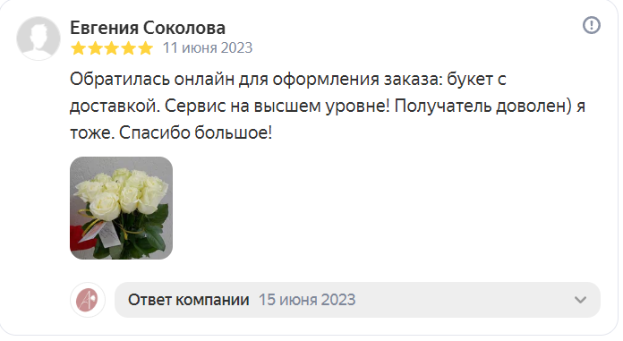 Отзыв на Яндекс от 11-06-2023