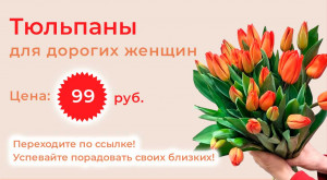Тюльпаны по 99 руб