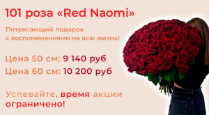 101 роза Red Naomi