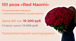 101 роза Red Naomi