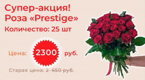 Роза «Prestige» 25 шт