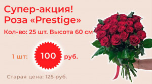 Роза «Prestige» 25 шт
