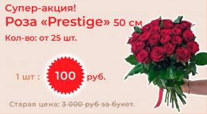 Роза «Prestige» 25 шт