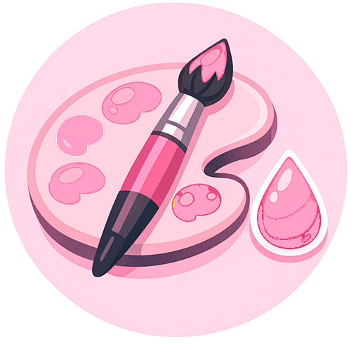 Ссылка на гамму Букеты в розовой гамме