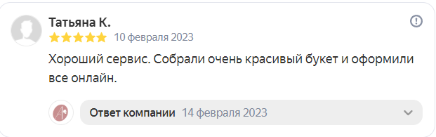 Отзыв на Яндекс от 10-02-2023