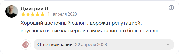 Отзыв на Яндекс от 11-04-2023